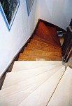 Renovieren der Treppe im November2001