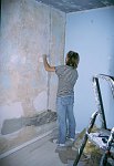 Renovierungsarbeiten vor dem Einzug<br>August bis Oktober 2000